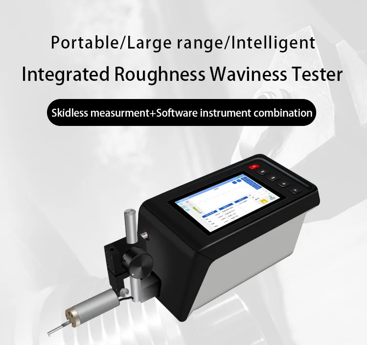 Surface Roughness Waviness Tester High Precision Portable Deep Groove R Angle Deep Hole Curved Surface Roughness Profilometer