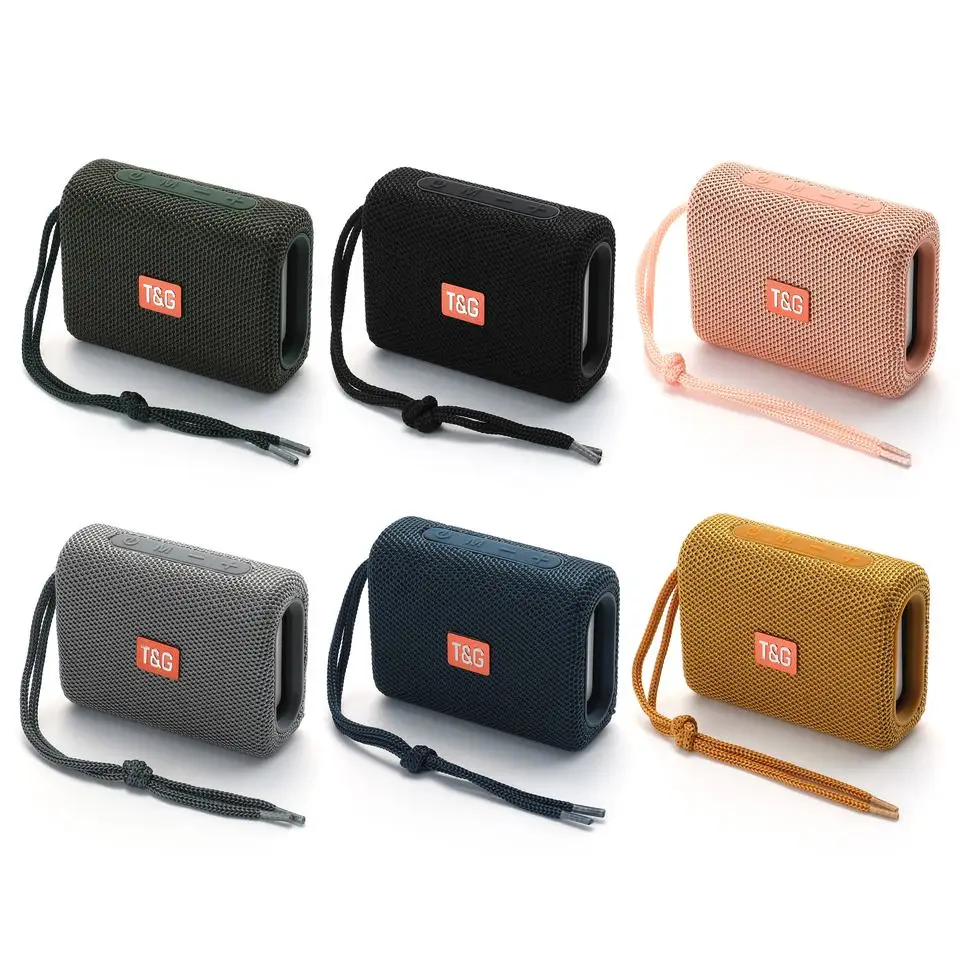 EONKO Portable Wireless Bluetooth Speaker TG-313 with TF USB FM Handsfree TWS Strap IPX4 Splash Proof include a 4GB micro sd 6