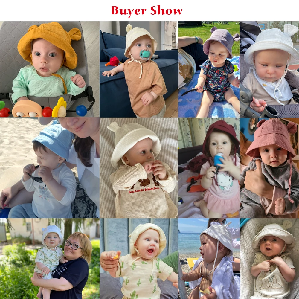 Spring Autumn Solid Color Soft Baby Bucket Hat Cotton Fisherman Hats Kids Summer Toddler Boys Girls Panama Sun Cap 2021 New boots baby accessories	