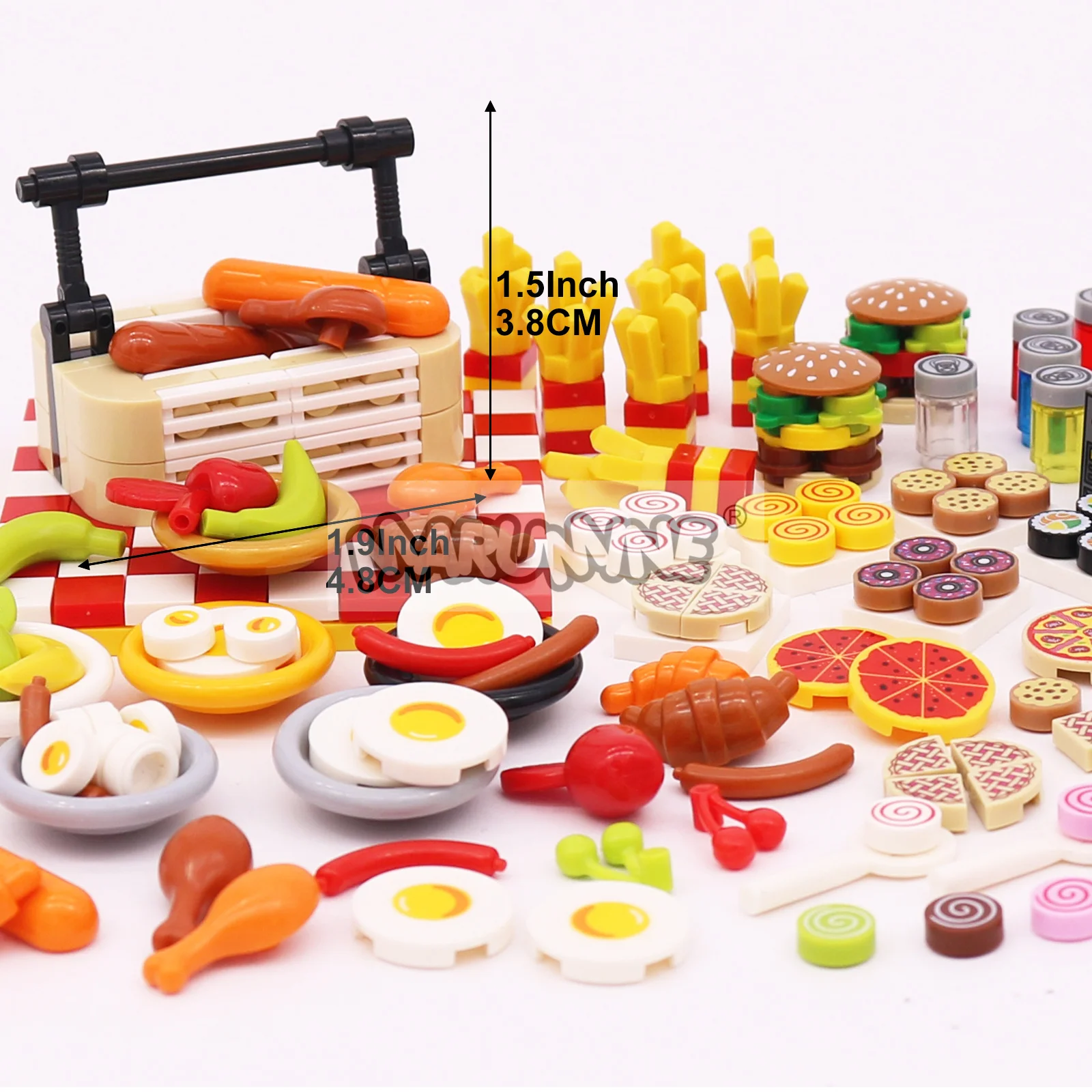 Mini Food Building Blocks - Kitchen Accessories