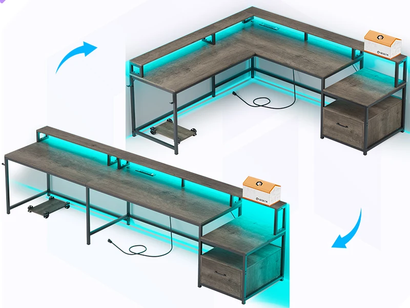 l shaped desk