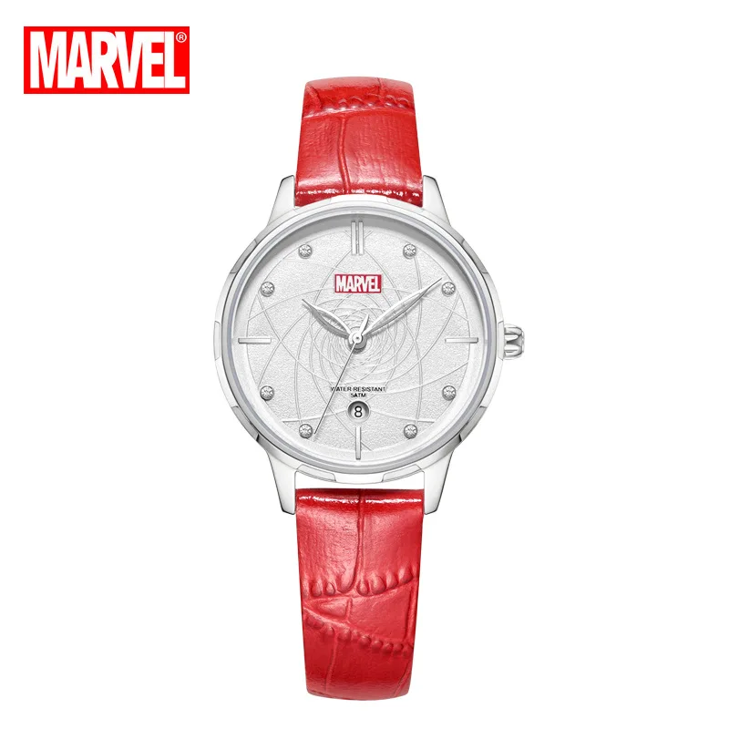 Disney Gift With Box Marvel Gypsophila Lady Quartz New Belt Mesh Casual Personality Watch Men Women Relogio Masculino