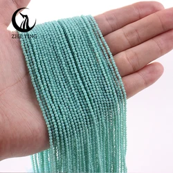 Vibrant Apple Green Matte Crystal Glass Beads - Faceted 3mm for Jewelry Crafting (10 Strands) (Ci - 17Tangguo B)