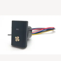 Blue LED Light Bar Switch Button with Radar and Camera Controls (Fan)