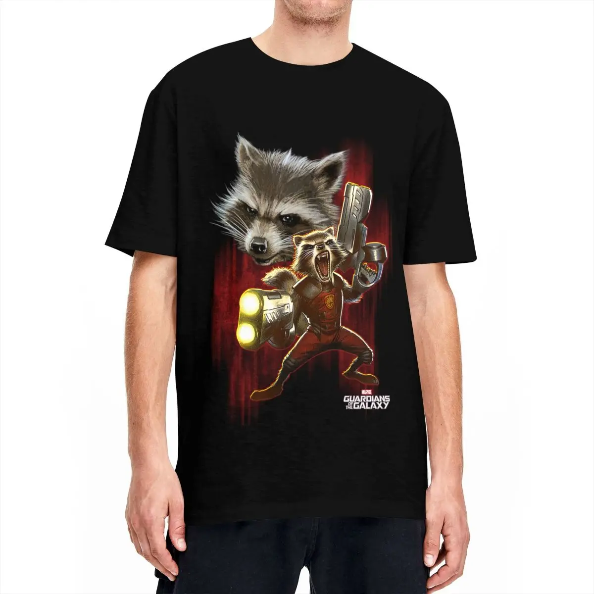 Twisted Rocket Racoon Raccoon T-Shirt Uomo Cotton Guardians Of The Galaxy Racoon Tee Shirt Cotton Tee Shirt Nuovi Vestiti Di Arrivo