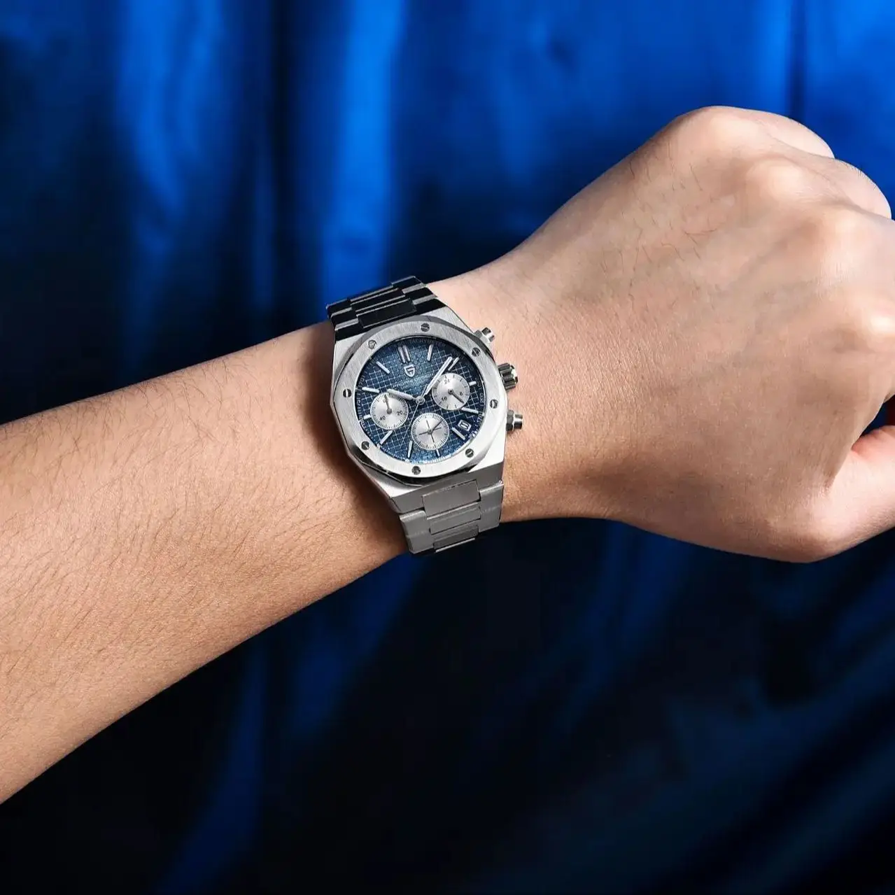 Pagani Design 2024 New VK63 Business Men's Quartz Watch Luxury Sapphire Stainless Steel 20Bar Waterproof Leisure Sports Watch Me
