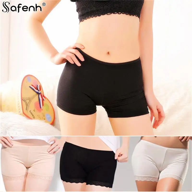 Soft Cotton Seamless Safety Short Pants Summer Under Skirt Shorts Modal