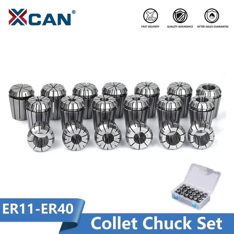 Small Spring Chuck XCAN AA Level Spring Collet Chuck Set ER11 ER16 ER20 ER25 ER32 ER40 ...