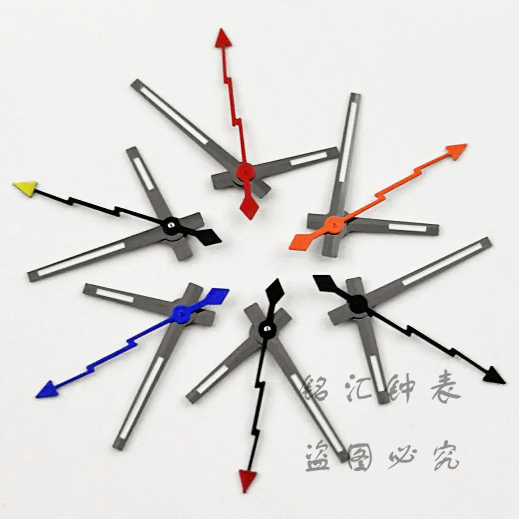NH35 Lightning Second Hands Green Red Silver Gold Blue Orange Watches Needles NH35 NH36 NH38 NH39 Movement Watches Pointers watch accessories