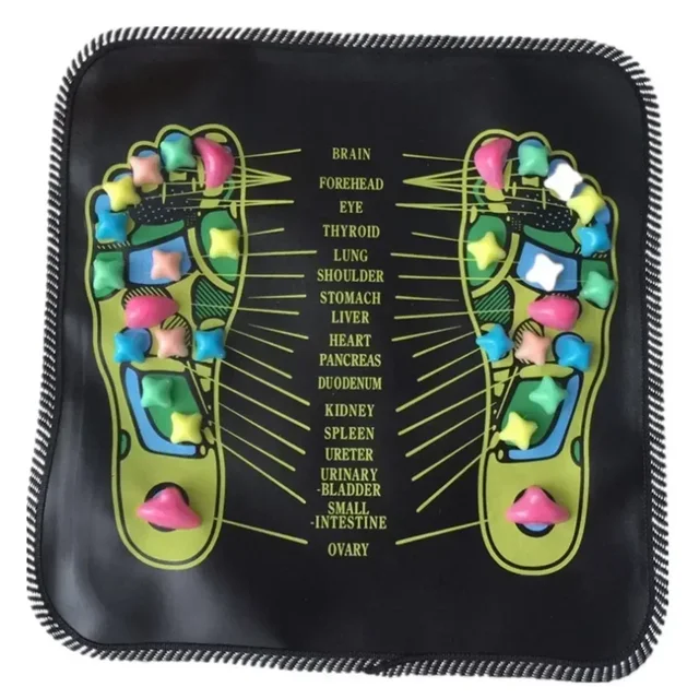 Foot Massage Mat Healthy Acupuncture Foot Mat Reflexology Walk Stone Leg Pad Pain Relief Healthcare Acupressure Mat Massageador 3