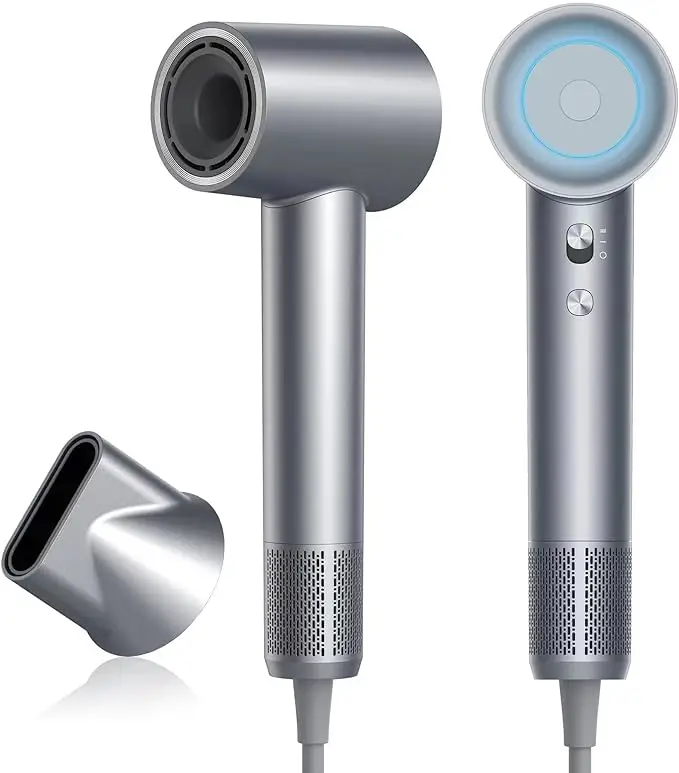 مجفف شعر عالي السرعة ABIR SU9,360 ° فوهة مغناطيسية...