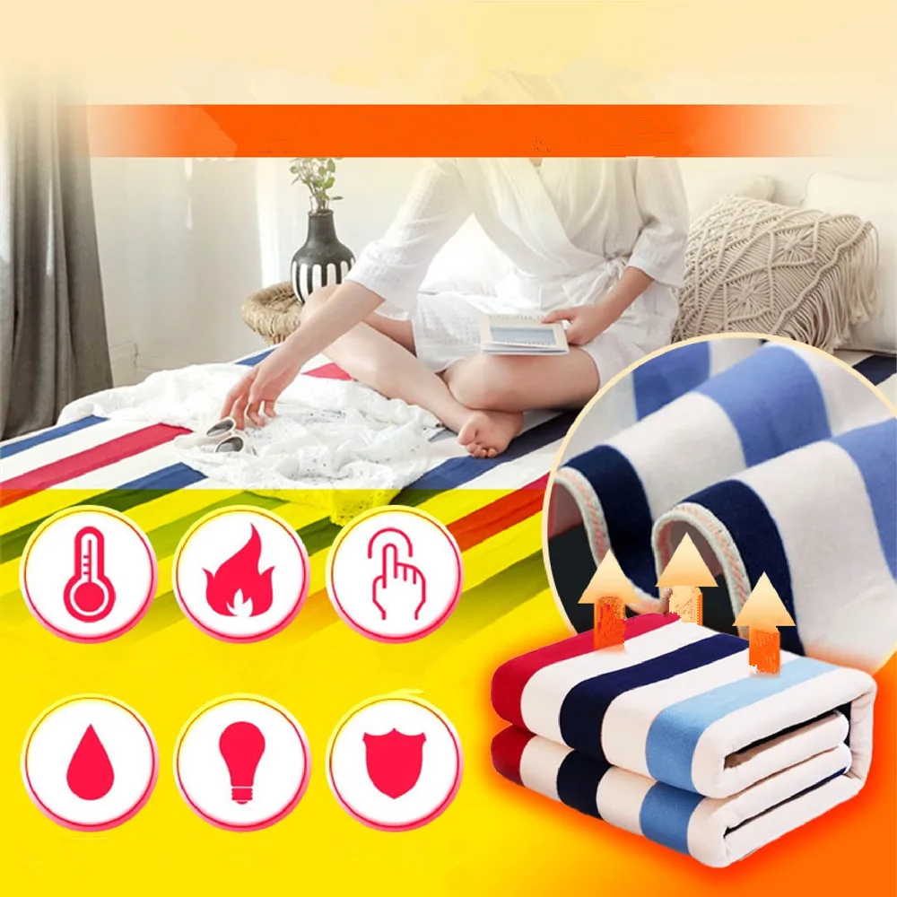 Electric Blanket for Beds Heating Pad Mat Sheets 150W 110V/220V 80x150cm  Household Heated Thermal Blanket Cushion Winter Warmer - AliExpress