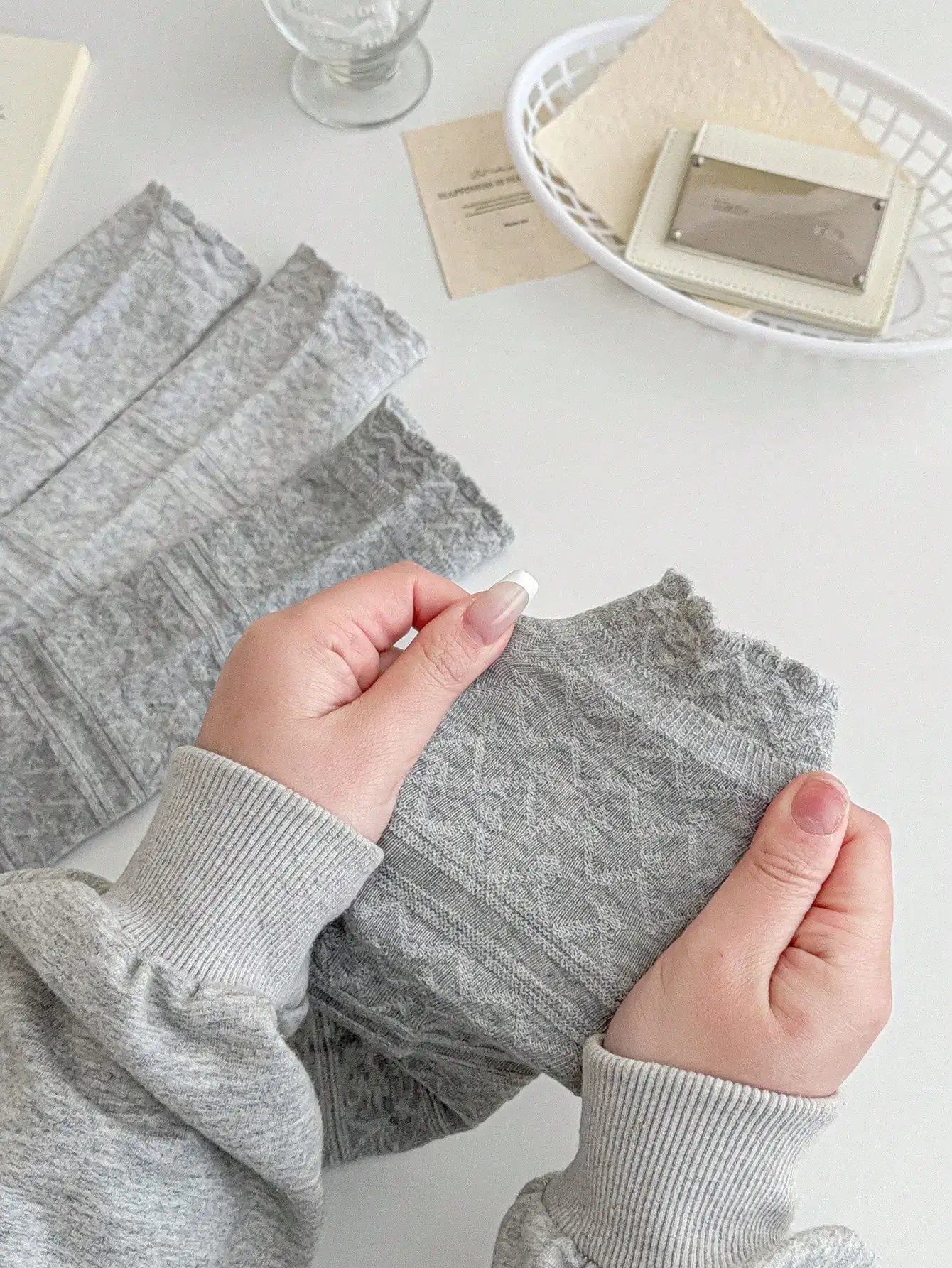 Damenstrümpfe Neue Frühling-Herbst-Kollektion Einfarbige Kniehohe Socken Niedliche Spitze Koreanischer Stil Lange Socken für Frauen – Detail 10