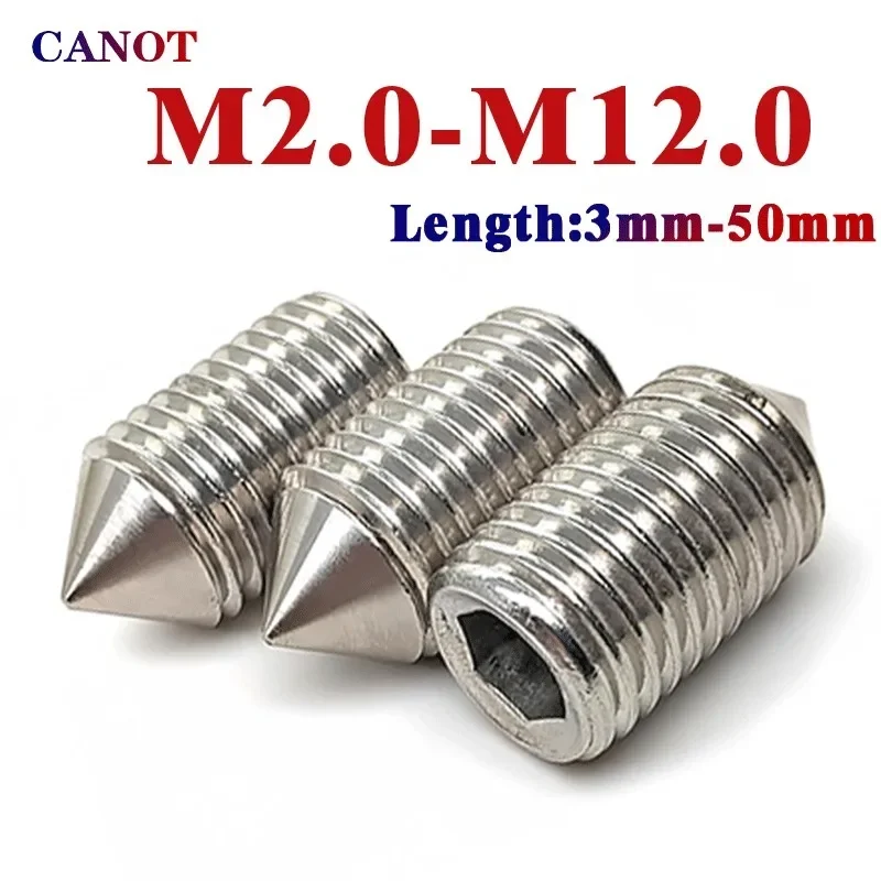 Full Thread Stainless Steel HEX SOCKET SET SCREW - CONE POINT at best price in Coimbatore