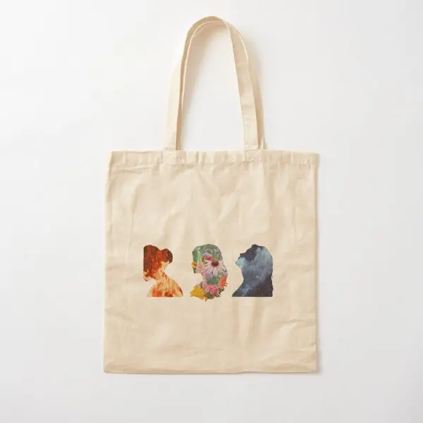 

Archeron Sisters Cotton Canvas Bag Tote Grocery Shoulder Bag Women Unisex Handbag Shopper Foldable Designer Fabric Casual