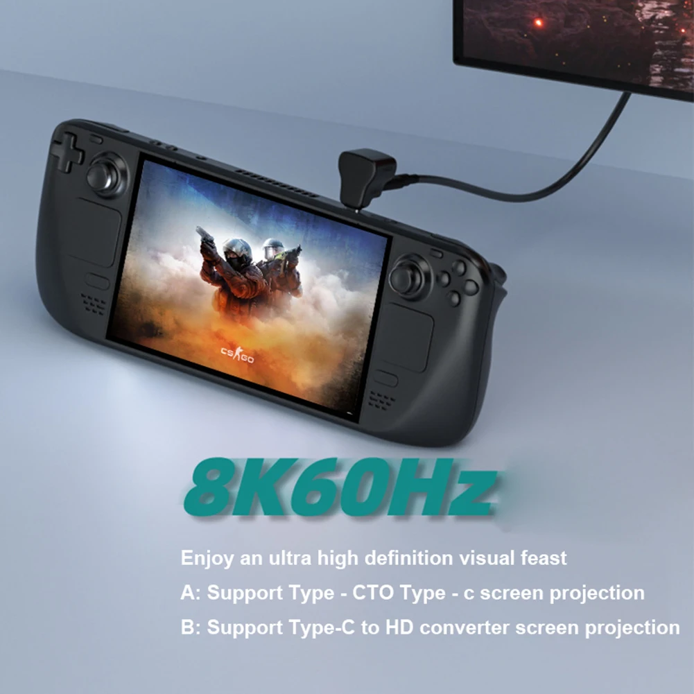 12개의 USB-C(수) - USB-C(암) 및 USB-A(암) 어댑터, 100W USB-C(수)-USB-C(암) 및 USB-A(암) 커넥터, 20Gbps, 180도 U자형, 스팀덱용