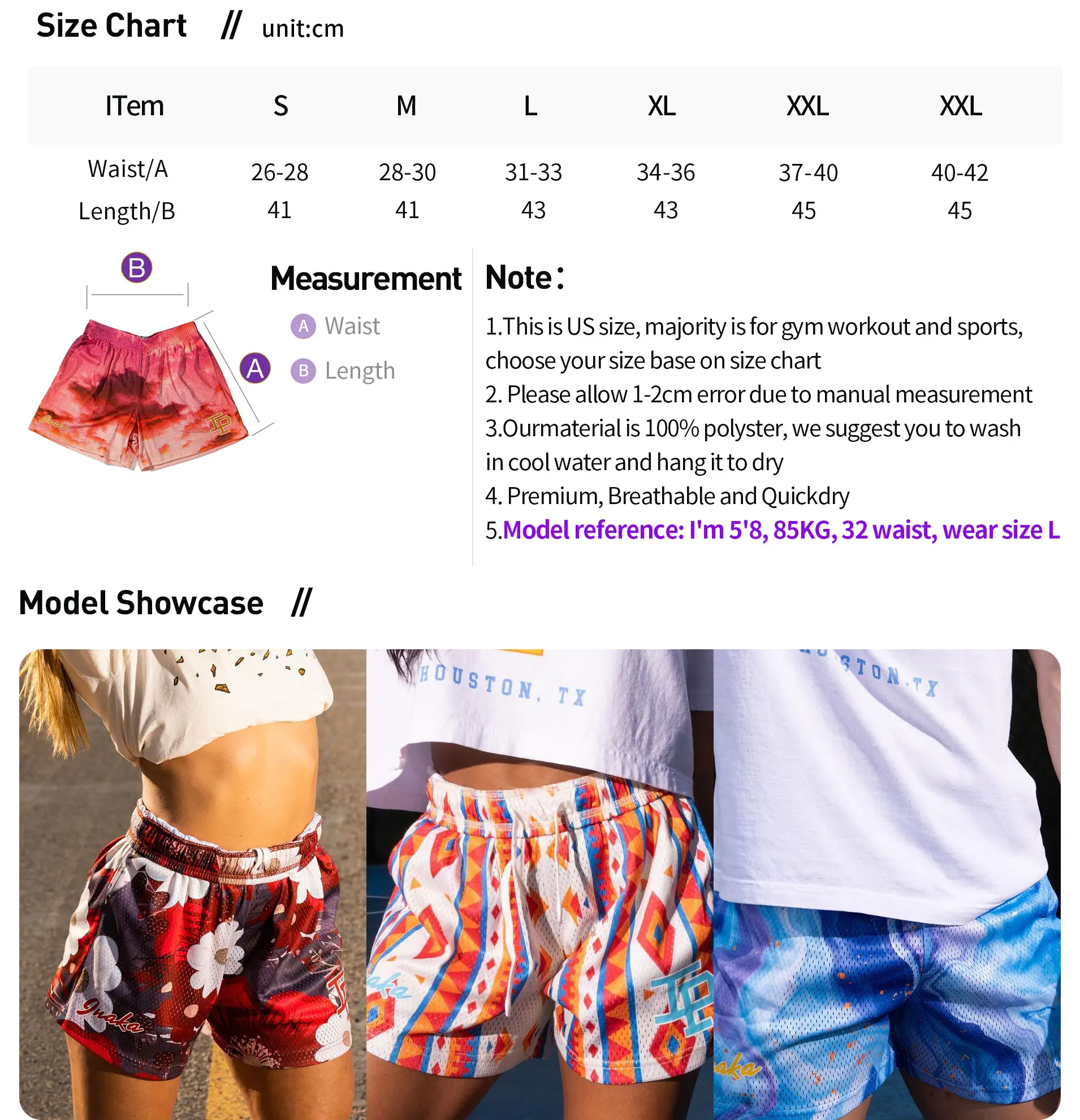 Texwood men's casual and sports wear store, summer beach clothes, men's leather fashion, jewelry, sunglasses Inaka Power Shorts 2022 Men Women Classic GYM Workout Mesh Shorts One Layer Inaka Shorts Fashion Design