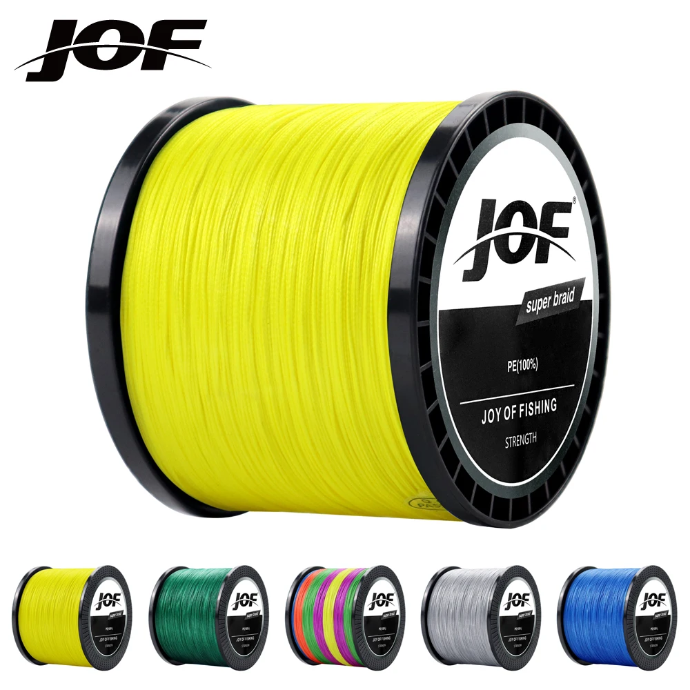 

JOF 8 Strands Braided Fishing Line 300M 500M 1000M Multifilament Carp Fishing Multifunction PE Fishing Line for 22-88LB Pesca
