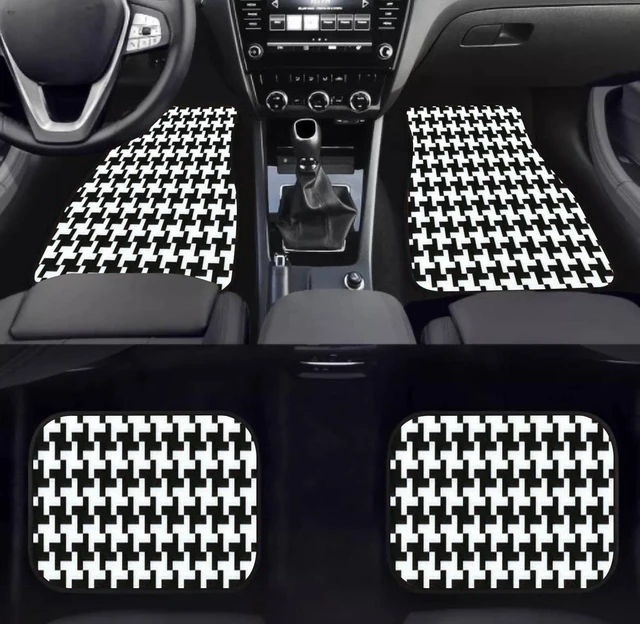 Auto Fußmatten-Hahnentritt Nahtlose Teppich Fußmatten für Autos