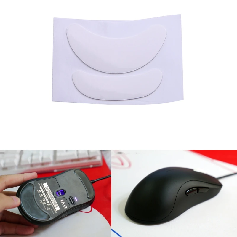 

1Set Rounded Curved Edges Mouse Feet Mouse Skates Pads for ZOWIE ZA13 Mouse