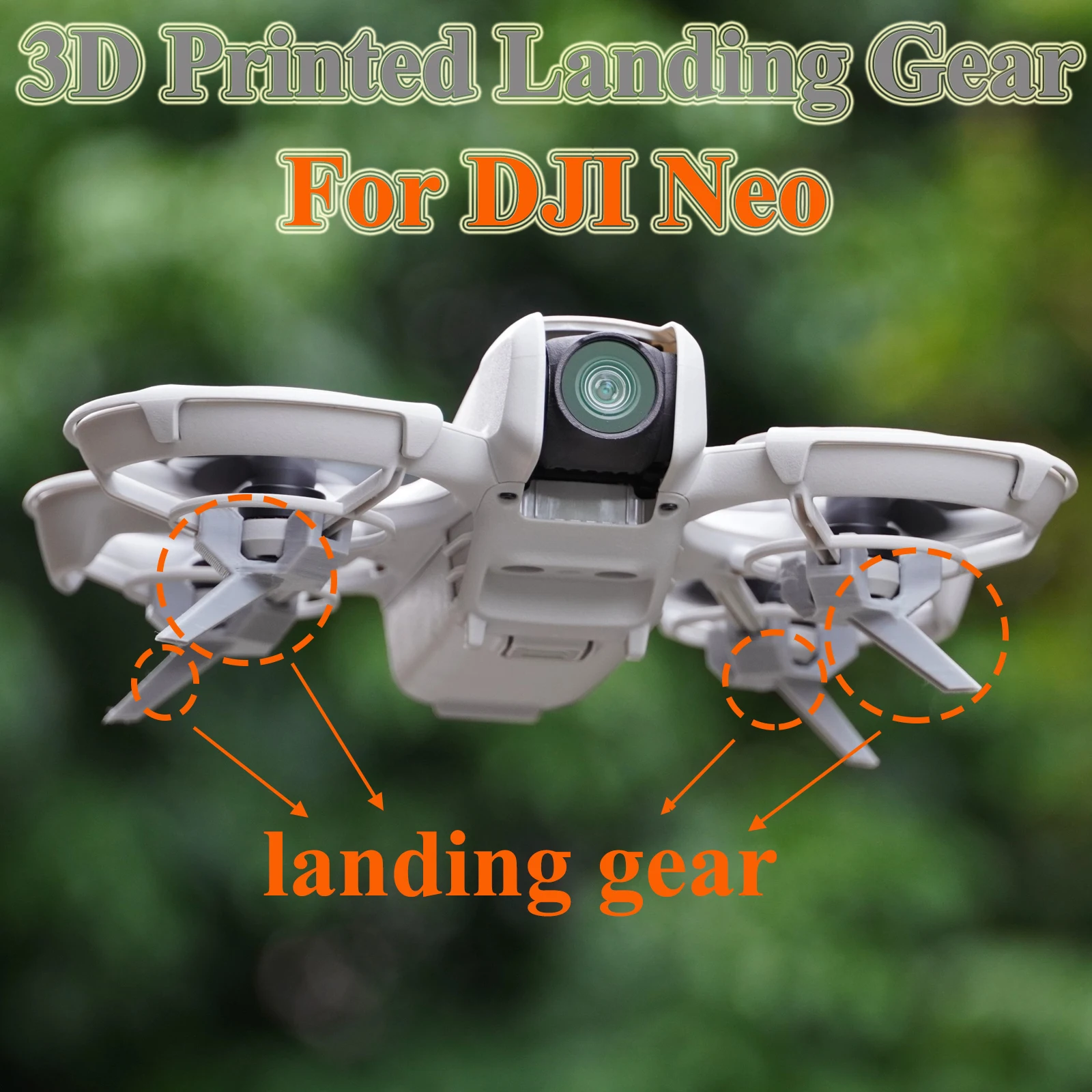 Landing Gear For DJI NEO Support Leg 3D Printed Accessories Heightened Enhancement Gear Chassis Protector Quick Release