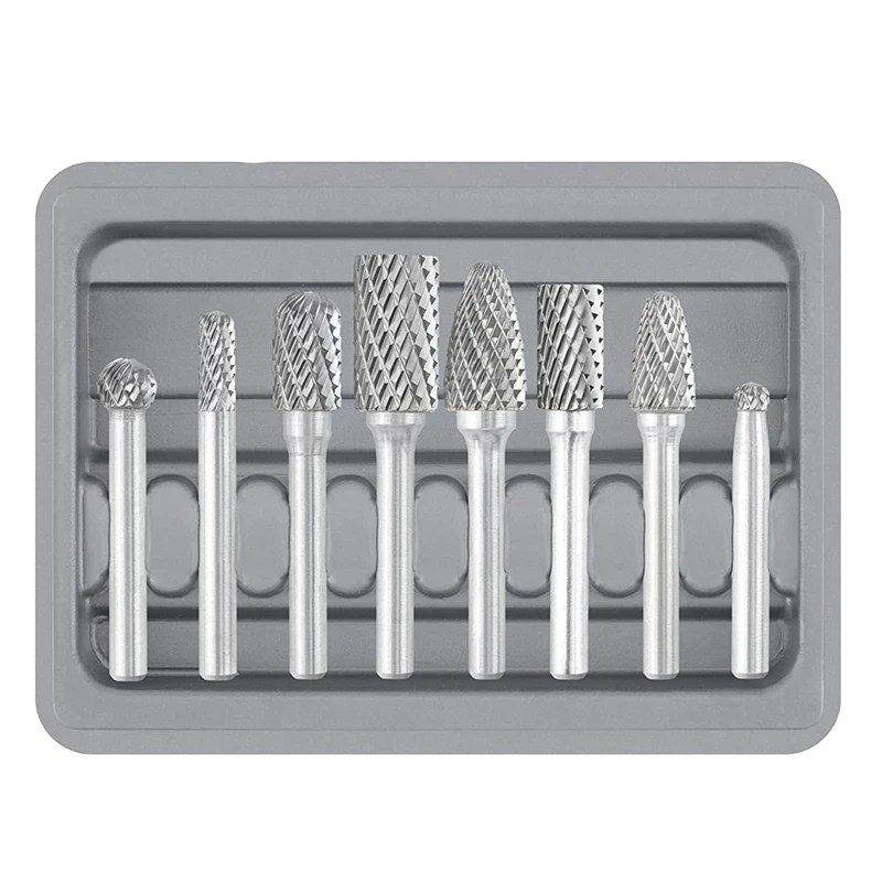 

1 Set Carbide Burr Set Rotary File Rasp For Metal Wood Weld Concrete Stone Grinding