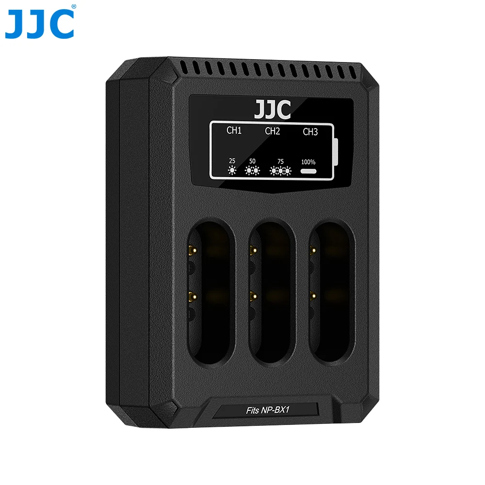 JJC NP-BX1 배터리 충전기 타입-C-USB A 케이블  ZV-1 II RX100 VII RX100 VI RX100 V RX100 IV RX100 III RX100 II DSC-HX80용