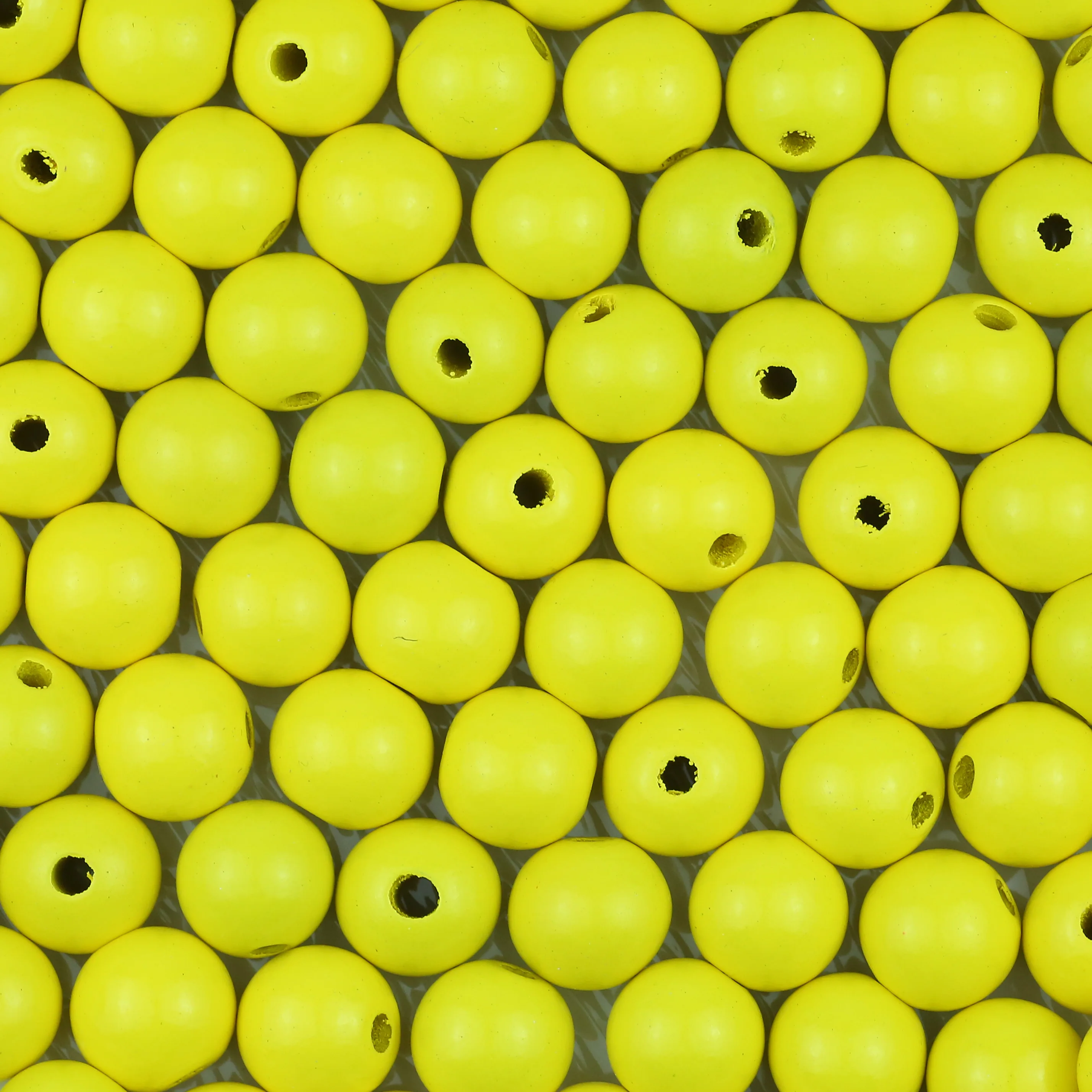 Vibrant 20mm Round Wooden Beads for Handmade Jewelry and DIY Crafts