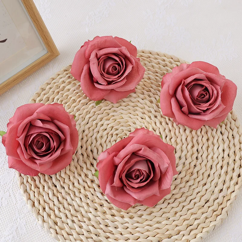4 Steli Di Fiori Selvatici Artificiali Cosmo Blu Scuro - Finti In Seta Con Lunghezza 60 Cm, Per Bouquet E Decorazioni - 3