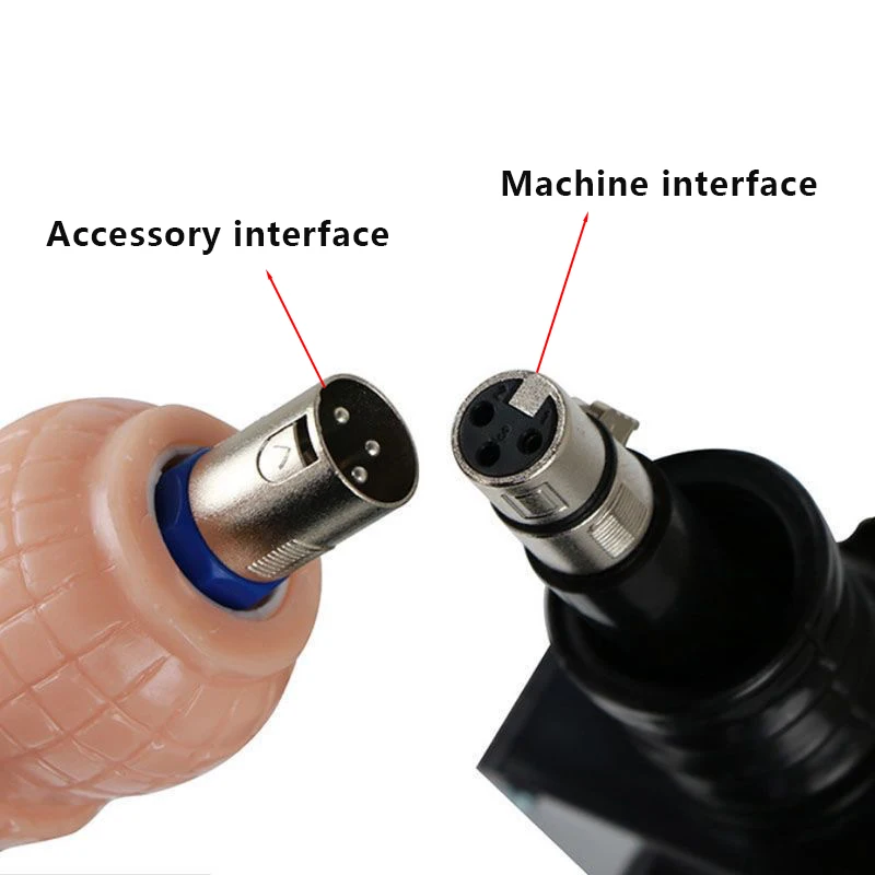 Sex Machine Anal Dildo Attachments Sex Toy Telescopic Masturbator Machine Accessories 3XLR Adapter for Women and Men