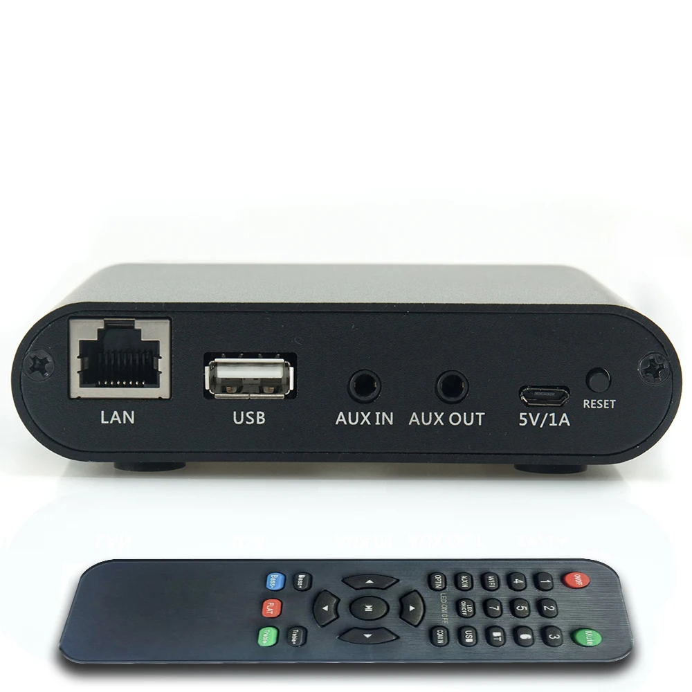 WR10 와이파이 및 블루투스 5.0 HiFi 스테레오 오디오 리시버 어댑터, Tadil Airplay DLNA 인터넷 라디오, 멀티룸 무료 앱