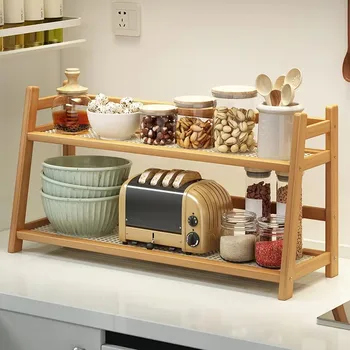 2-Tier Bamboo Spice Rack 1