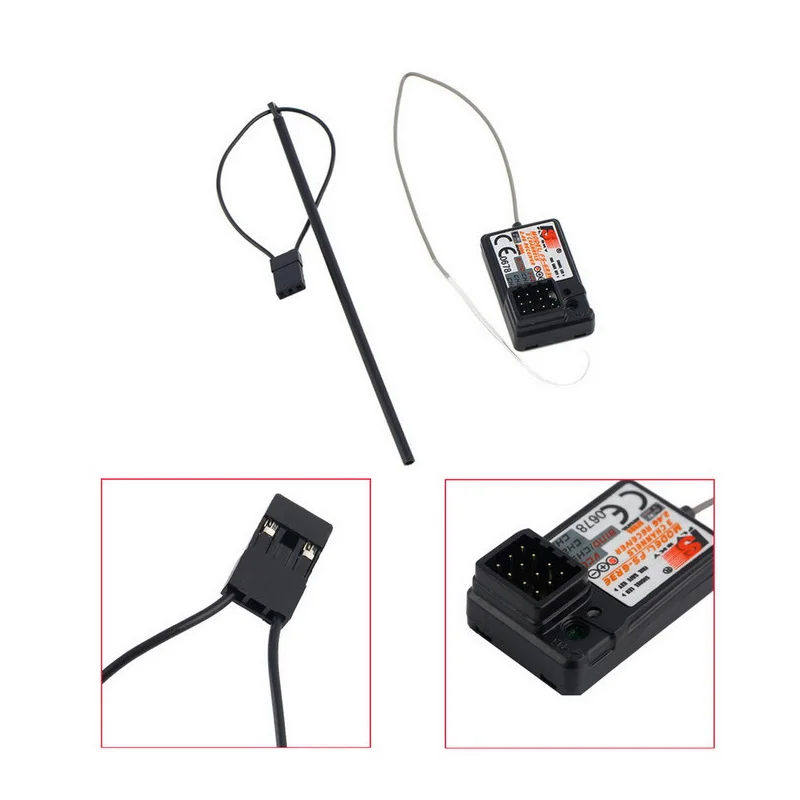 Récepteur FS-GR3E 3CH 2.4GHz pour RC Voiture Bateau - FS-GR3E RX