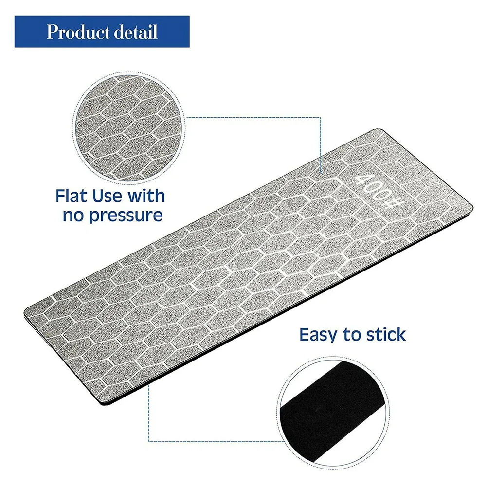 Knife Sharpener Kitchen Knife Sharpener Knife Sharpening Stone Diamond Sharpening Stone Sharpener Stone Household Kitchen Diamond Whetstone Grinding Cutting Edge Grinding Stone 200-2000 Grit