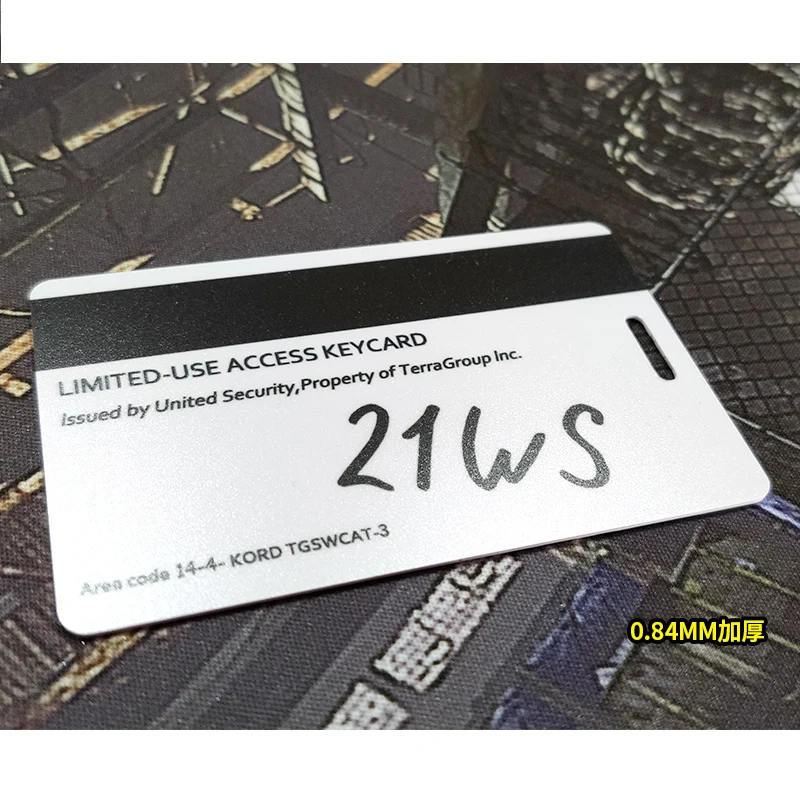 Game Cosplay Props Escape from Tarkov Key Card Red TerraGroup Key Card Collection Full Set