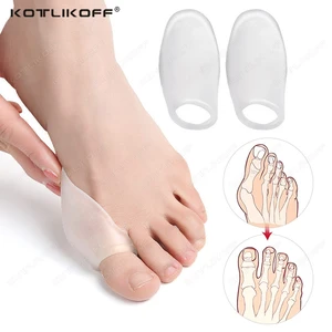 Silicone Gel Bunion Big Toe Separator Spreader Eases Foot Pain Foot Hallux Valgus Correction Guard Cushion Concealer Thumb
