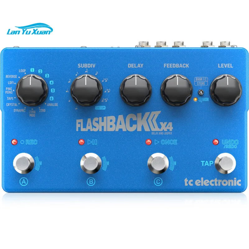 

TC ELECTRONICS FLASHBACK 2 X4 задержка электрическая гитара бас искажение одноблочный эффект обеспечивает гитарный эффект