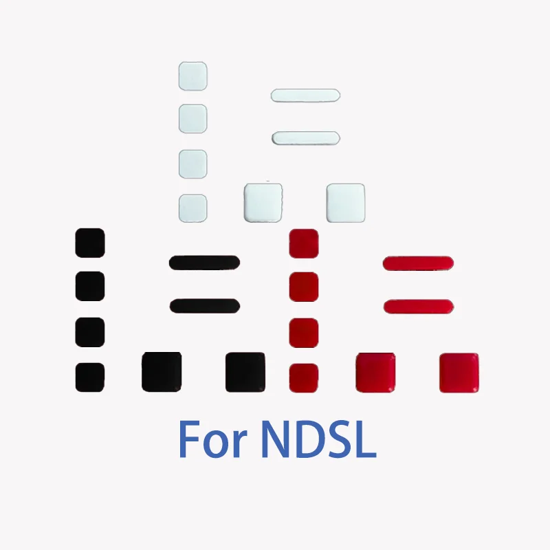 

Высококачественная резиновая накладка на винты для Nintendo DS Lite консоли NDSL Верхний ЖК-экран винты Крышка резиновая Замена