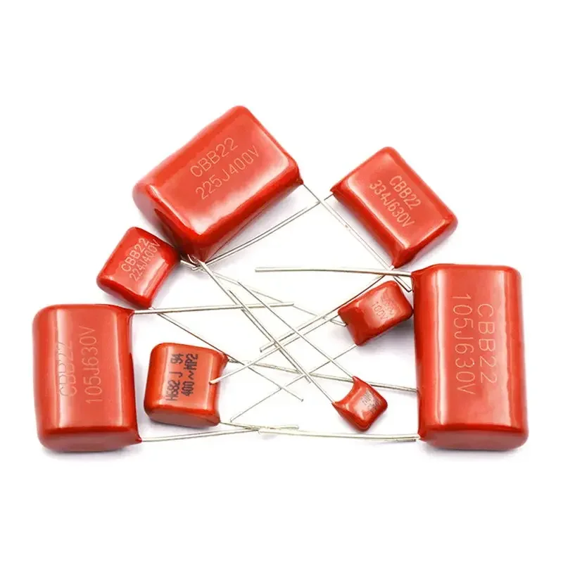 CBB Polypropylene Film Capacitor 33nF 100nF 220nF 4.7nF 1uF 6.8nF 680nF 470nF 3.3uF 330nF 2.2uF 10NF 100V 400V 630V 10PCS