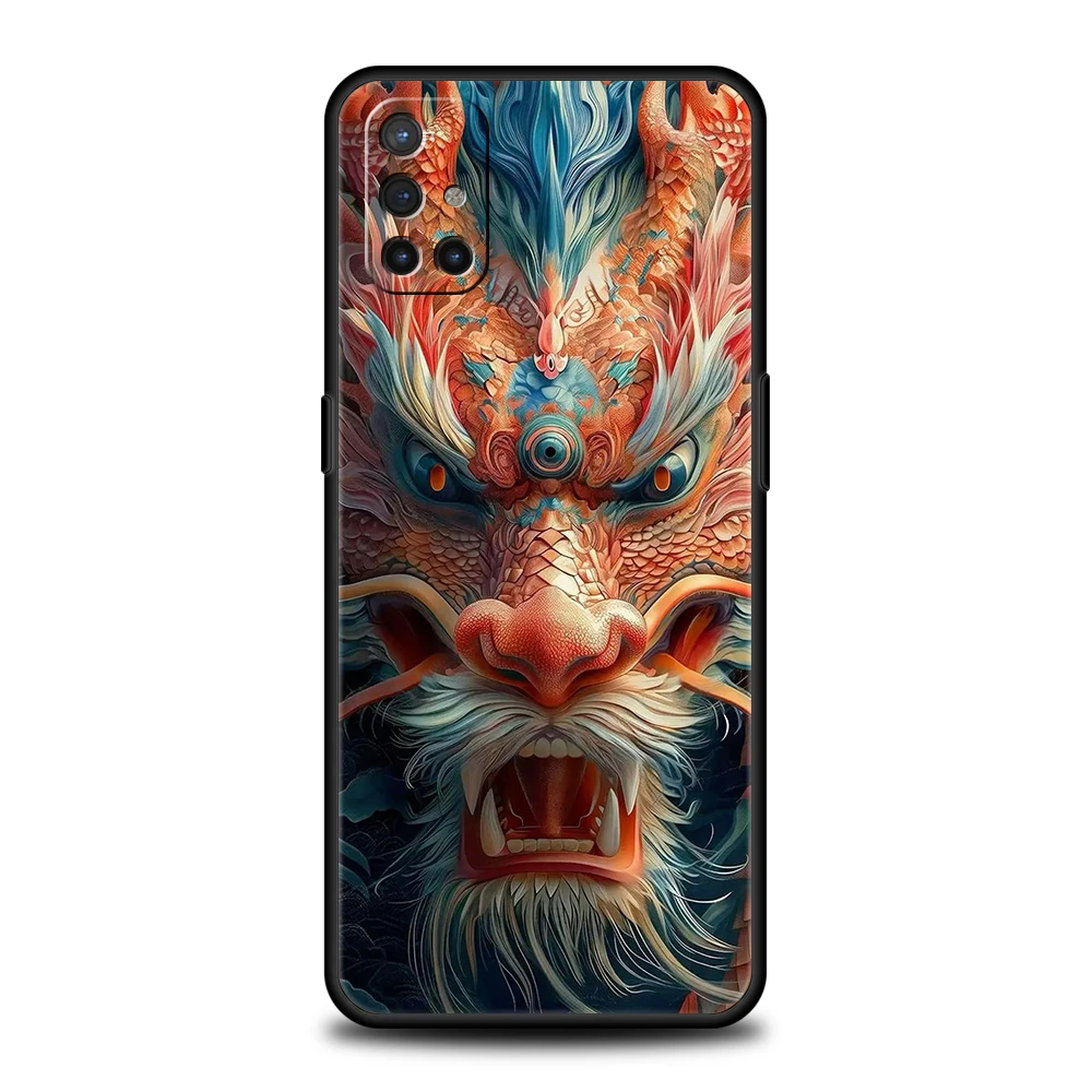 Whimsical Cartoon Dragon Silicone Phone Case - Vibrant and Durable Cover