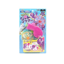  Multiple diffuse love cats meow ejection XuanFei gun flying saucer indoor interactive toys suit tease cats stick pet supplies 