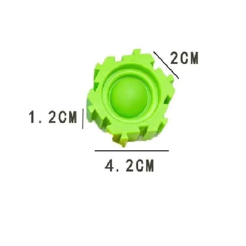 Versatile Building Blocks Fingertip Gyroscopes Infinite Splicing Blocks Finger Gyroscopes Stress Relieving Toy Kindergarten Gift
