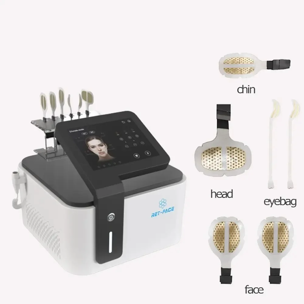New Factory Price Peface Face Muscle Stimulator RF Neck Face Tightening Device EMS Facial Massager Microcurrent Face Lift 4