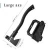 Lifesaving tools, logging and chopping wood, multifunctional outdoor tools, camping and firefighting axes, mountain axes, etc 5
