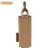 Tactical Magazine Pouch Open Pistol Single Mag Bag Molle Flashlight Pouch Torch Holder Hunting Knife Holster Shooting Airsoft 1