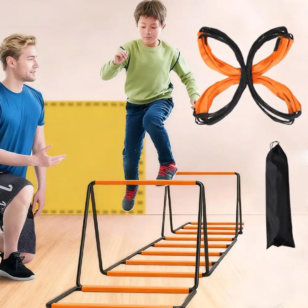 Scala per agilità multifunzionale per bambini e adulti, giochi sportivi, calcio, basket, allenamento di coordinazione, gioco sportivo all'aperto - immagine 2