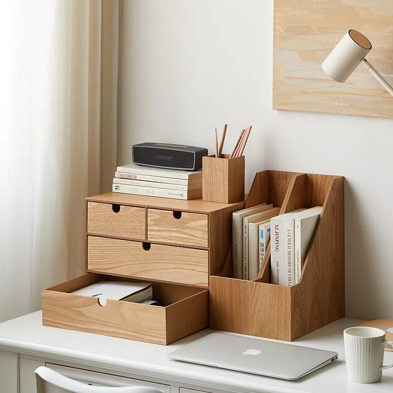 

Multi-layer Multifunctional Desktop Storage Box Drawer Type Jewelry Box Sundries Bedroom Office Storage Japanese Wooden