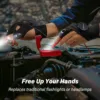 LED Flashlight Gloves Gifts for Men Father Boyfriend Husband Unique Cool Gadget Tools for Camping Repairing Hands-Free Lights 2