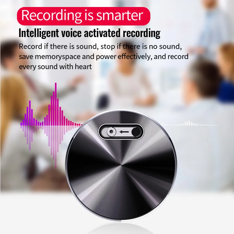 Built in Magnet Mini Voice Activated Recorder Small Digital Audio Recording Device Sound Dictaphone STTWUNAKE