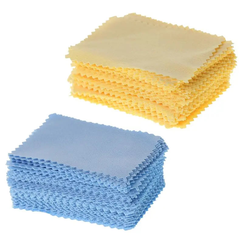 100 Pcs/Pack Glasses Cloth Lens Cleaner Dust Remover Portable Wipes Non-woven Fabric Phone Computer Screen Accessories eyeglass cleaning cloth glasses cleaning wipes